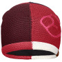 Mütze Ortovox Patchwork Beanie rot DarkBlood