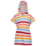 Kinderkleid Regatta Bernessa weiß/rot Multi Stripe