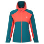 Damenjacke Dare 2b Avidly Softshell blau/rot FrtGrn/NeoPc (BIF)