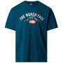 Herren-T-Shirt The North Face M S/S Tee Varsity Graphic blau MIDNIGHT PETROL