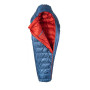 Daunenschlafsack Patizon Dpro 290 S (156-170 cm) blau/rot Navy/Red