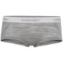 Höschen Icebreaker W's Sprite Hot Pants grau/weiß MetroHthr