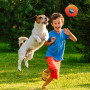 Hundespielzeug Nerf Dog X-Weave Soccer Squeak Ball 12,5 cm