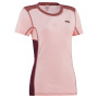 Damen-T-Shirt Kari Traa Lam Tee (2020) rosa/lila Flush