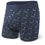 Boxershorts Saxx Platinum Boxer Brief Fly grau/blau NavyKimono