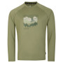 Herren-T-Shirt Dare 2b Righteous III LS Tee grün Oil Green (F2D)