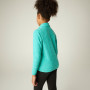 Kinder-Sweatshirt Regatta Hot Shot Marl Turquoise