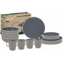 Geschirrset Brunner Lunch Box Trilogy Dark