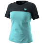 Damen-Funktionsshirt Dynafit Traverse S-Tech S/S Tee W hellblau marine blue BLUEBERRY/3010