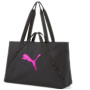 Umhängetasche Puma AT ESS Shopper schwarz Puma Black-Deep Orchid