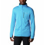 Herren-Sweatshirt Columbia Park View™ Fleece Full Zip 2023 hellblau Compass Blue Heather