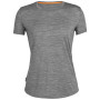 Damen-T-Shirt Icebreaker Women Sphere II SS Tee grau metro hthr