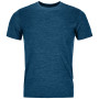 Herren-Funktionsshirt Ortovox 150 Cool Clean Ts M blau petrol blue blend