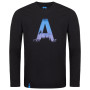 Herren-T-Shirt Loap Aldoss schwarz Tap Shoe/Blue