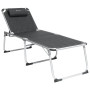 Campingliege Outwell New Foundland XL schwarz/grau Black & Grey