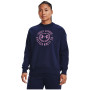 Damen-Sweatshirt Under Armour Rival Fleece Crest Grp Crew