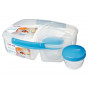 Lunchbox Sistema Triple Split Lunch 2L hellblau