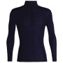 Herren-T-Shirt Icebreaker Mens 175 Everyday LS Half Zip 2021 dunkelblau MidnightNavy