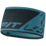 Stirnband Dynafit Leopard Logo Headband blau storm blue