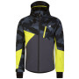 Herrenjacke Dare 2b Baseplate Jacket gelb Neon Spring/Black Geo