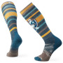Ski-Socken Smartwool Ski Full Cushion Alpine Edge blau/gelb Twilight Blue