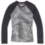 Damen-Funktionsshirt Smartwool W Merino 250 Baselayer Pattern Crew Bxd grau LightGrayPalm