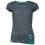 Damen-T-Shirt Chillaz Fancy Little Dot 2021 blau IndigoBlueStripesWashed