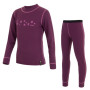 Kinderset Sensor Double Face triko+spodky vločk lila Purple