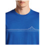 Herren-T-Shirt Icebreaker Men Merino 150 Tech Lite SS Tee Range Stripes