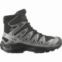 Kinderschuhe Salomon Xa Pro Winter Wp J Black-Castlerock-Cloudburst schwarz/grau Black / Castlerock / Cloudburst