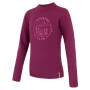 Kinder-Funktionsshirt Sensor Merino Df Club lila Lilla