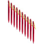 Zeltstifte Warg ALU Premium 10 pcs rot