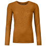 Damen-T-Shirt Ortovox 185 Merino Tangram Ls W orange sly fox