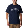 Herren-T-Shirt Columbia Rockaway River™ Graphic SS Tee blau Collegiate Navy, CSC Varsity Arch Grx