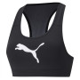 Sport-BH Puma Mid Impact 4Keeps Graphic Bra PM schwarz/weiß black