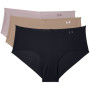 Damenhöschen Under Armour PS Hipster 3Pack hellrosa Black / Nude / Dash Pink