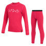 Kinderset Sensor Double Face triko+spodky vločk rosa Magenta
