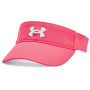 Damen Schildmütze Under Armour UA Blitzing Visor rosa Pink Shock / / White