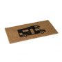 Fußmatte Bo-Camp Coco Camper 25 x 50 cm braun