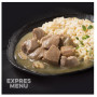 Fertigessen Expres menu Pute auf Speck mit Reis KM
