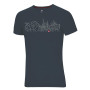Herren-T-Shirt Ocún Raglan T grau BleauForestGraphite