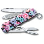 Taschenmesser Victorinox Classic 58 mm rosa/blau DynamicFloral