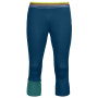 Herreunterhose Ortovox Fleece Light Short Pants blau petrol blue