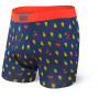 Boxershorts Saxx Ultra Boxer Brief Fly dunkelblau BlueFruitCocktail