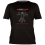 Herren-T-Shirt Direct Alpine Flash schwarz/rot Black/Brick(Art)