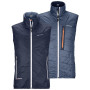 Herrenweste Ortovox Swisswool Piz Cartas Vest M blau Darknavy