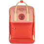Rucksack Fjällräven Kånken Art Laptop 15" rot Poppy Fields-Cotton Sky