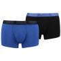 Herren-Boxershorts Puma Basic Trunk 2P blau/schwarz Blue