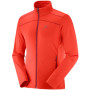 Herren-Sweatshirt Salomon Discovery Lt Fz M rot FieryRed