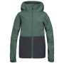 Kinder-Softshell-Jacke Hannah Wat Jr schwarz/grün dark forest/anthracite